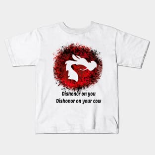 Dishonor On You,Dishonor On Your Cow Inspired Kids T-Shirt